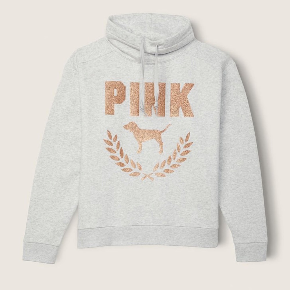 🆕 Brand New VS PINK Cowl Neck Hoodie